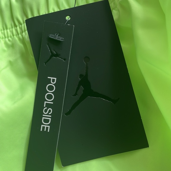 Vibrant Green Swim Trunks with Elastic Waistband Air Jordan - Picture 5 of 5